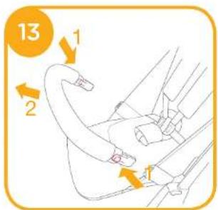 Joie Pact Lite DLX - IMPORTANT - KEEP THESE INSTRUCTIONS FOR FUTURE REFERENCE. Stroller Assembly - 13