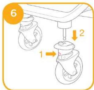 Joie Pact Lite DLX - IMPORTANT - KEEP THESE INSTRUCTIONS FOR FUTURE REFERENCE. Stroller Assembly - 6