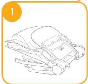 Joie Pact Lite DLX - IMPORTANT - KEEP THESE INSTRUCTIONS FOR FUTURE REFERENCE. Stroller Assembly - 1