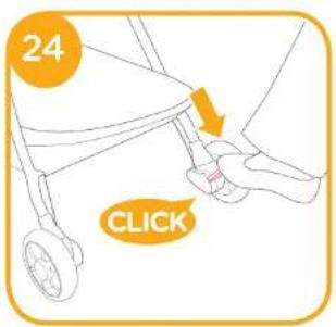 Joie Pact Lite DLX - IMPORTANT - KEEP THESE INSTRUCTIONS FOR FUTURE REFERENCE. Stroller Assembly - 22