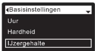 Ecowater eVOLUTION Power 600 - IJZERGEHALTE INSTELLEN - 2