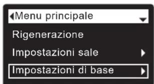 Ecowater eVOLUTION Power 600 - IMPOSTAZIONE DELL'ORARIO DI AVVIO DI UNA RIGENERAZIONE - 1