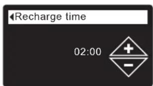 Ecowater eVOLUTION Compact 200 - SETTING RECHARGE START TIME - 3
