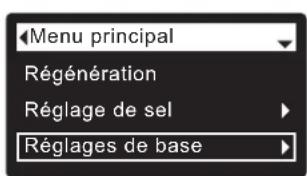 Ecowater eVOLUTION Compact 200 - RéGLAGE DE L'HEURE DE DEMARRAGE DE LA RÉGÉNÉRATION - 1