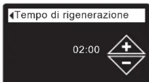 Ecowater eVOLUTION Compact 200 - IMPOSTAZIONE DELL'ORARIO DI AVVIO DI UNA RIGENERAZIONE - 3