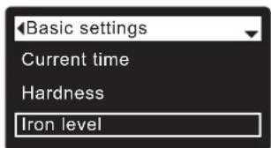 Ecowater eVOLUTION Boost 400 - SETTING IRON LEVEL - 2