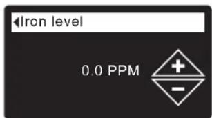 Ecowater eVOLUTION Boost 400 - SETTING IRON LEVEL - 3