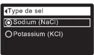 Ecowater eVOLUTION Boost 400 - RéGLAGE DU TYPE DE SEL - 3