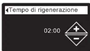 Ecowater eVOLUTION Power 500 - IMPOSTAZIONE DELL'ORARIO DI AVVIO DI UNA RIGENERAZIONE - 3