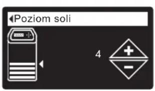 Ecowater eVOLUTION Power 500 - W dwuzbiornikowym urzadzeniu Model 600 Power kaźdorazowo po dodaniu soli sąwadzić liczbę dla poziomu soli: - 3