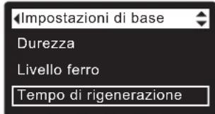 Ecowater eVOLUTION Power 500 - IMPOSTAZIONE DELL'ORARIO DI AVVIO DI UNA RIGENERAZIONE - 2