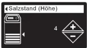 Ecowater eVOLUTION Power 500 - Beim 600 Power Modell mit zwei Behältern muss der Salzstand bei jedem Nachfüllen des Salzes manuell eingegeben werden: - 3