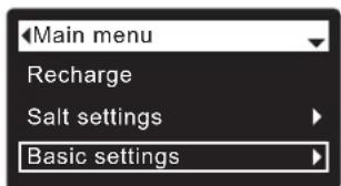 Ecowater eVOLUTION Power 500 - SETTING RECHARGE START TIME - 1
