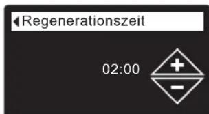 Ecowater eVOLUTION Power 500 - EINSTELLLEN DER STARTZEIT FÜR DIE REGENERATION - 3