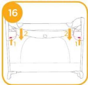 Joie Kubbie Sleep - CO-SLEEPING MODE (FIXING TO THE BED) - 1
