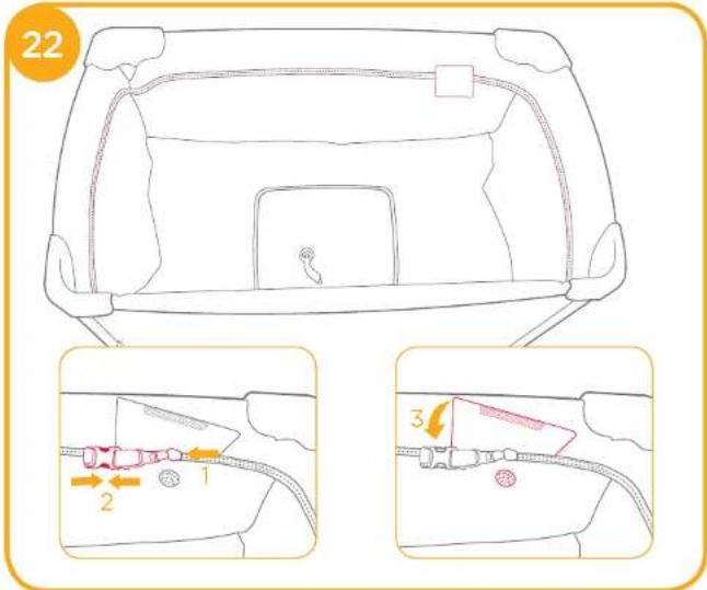 Joie Kubbie Sleep - Bassinet Assembly - 1