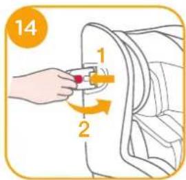 Joie ISpin 360 - vederle figure 6-6 - 3