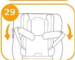 Joie ISpin 360 - Colocare prender acrianca - 3