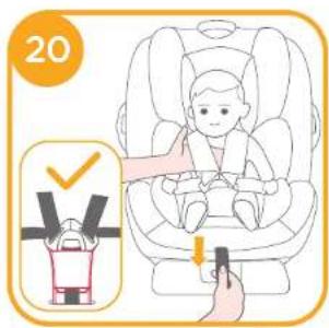 Joie Every Stage FX Signature - ii. Sujetar al niño en el dispositivo de sujeción para niños Uso del accesorio para niños pequeños - 3