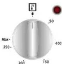 VESTEL VEK23016 - Knop oventhermostat: - 2