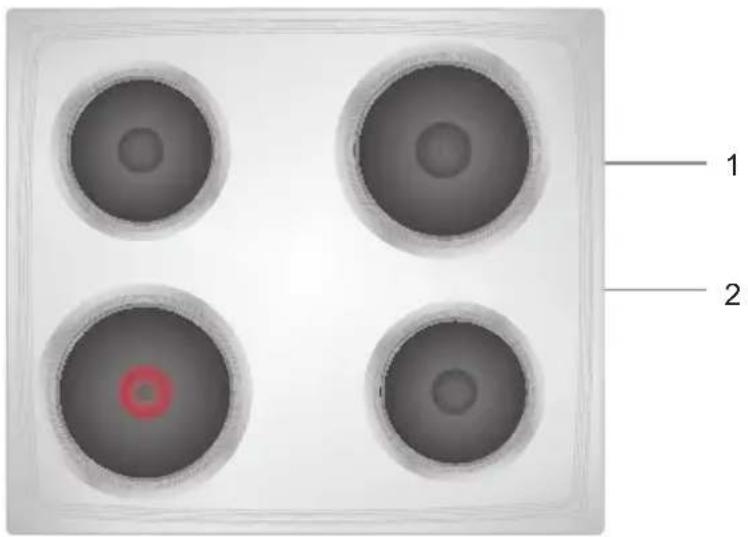 VESTEL VEK23016 - Kochplatte Kochfeld - 1