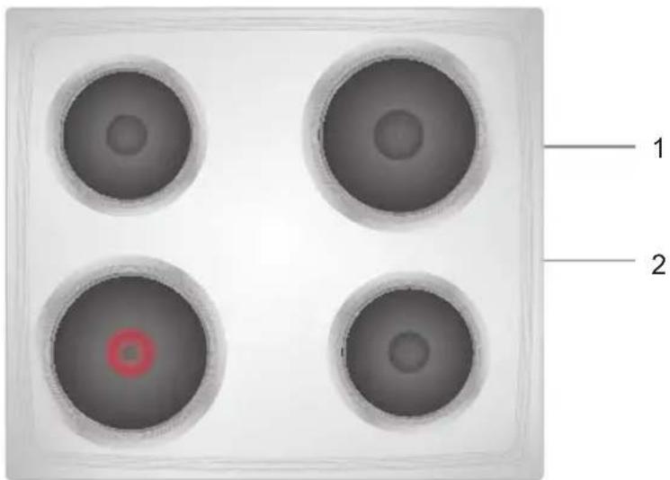 VESTEL VEH12016 - Hotplate hob - 1