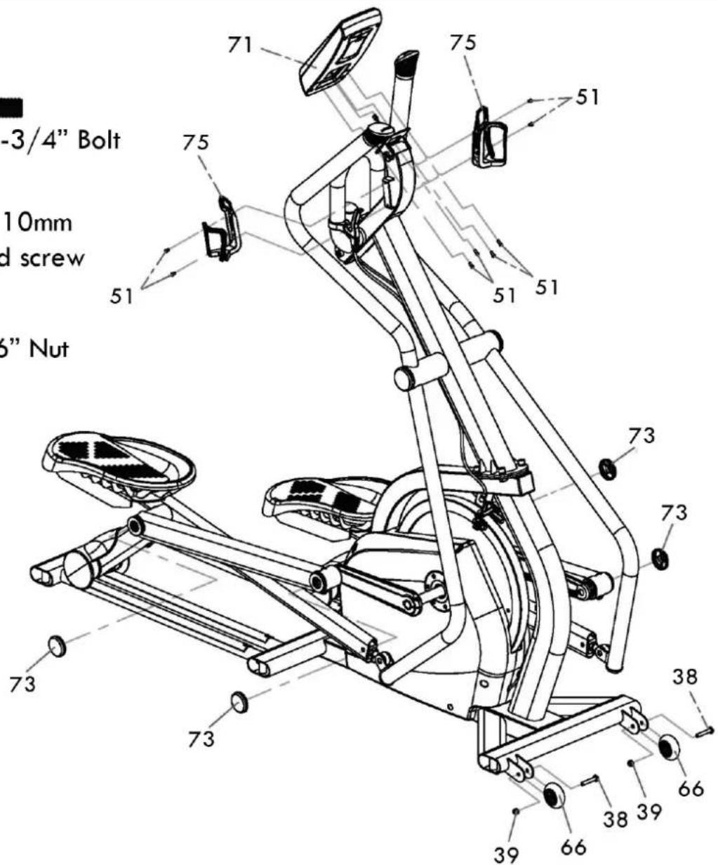 TUNTURI Platinum Cross Sprinter - Installation - - 1