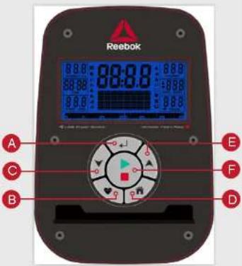 Reebok Astroride A6.0FD - BUTTON FUNCTIONS - 7