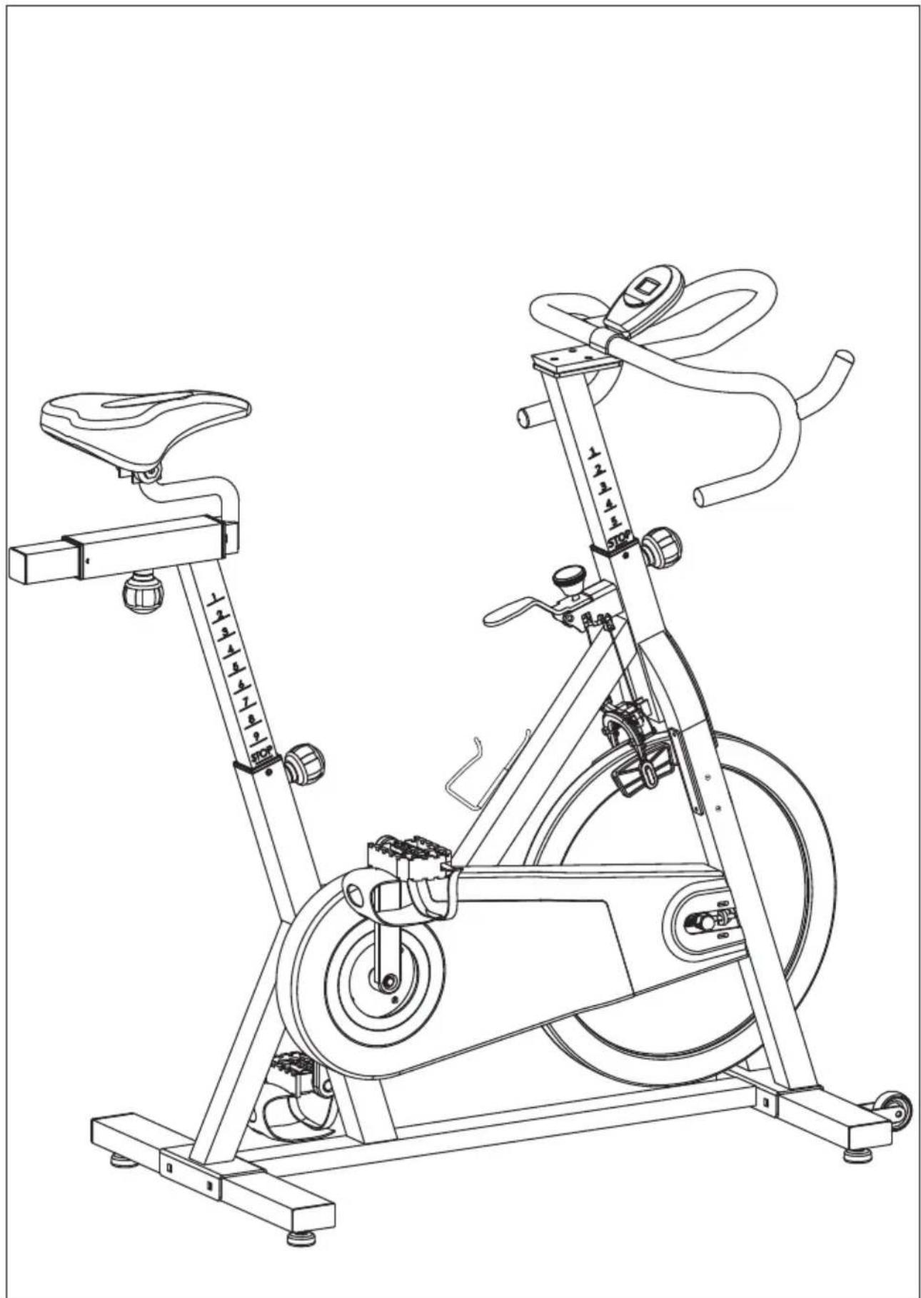 TUNTURI Cardio Fit S30 - Attention, Achtung, Attention, Attentie, Attenzione, Atencion, Giv akt, Huomio - 1
