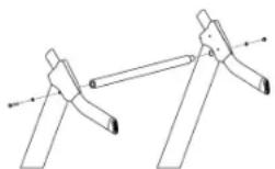 TUNTURI J4F - HORIZONTALE HANDRAIL - 1