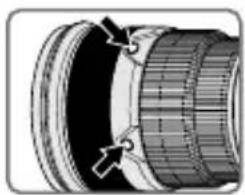 NIKON Nikkor AFS 300mm f2.8G ED VR II - ■ 對焦操作選擇開關和對焦操作按鍵（關於相容相機，請參閱第182頁）。 - 2