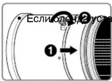 NIKON Nikkor AFS 300mm f2.8G ED VR II - Присоединение бленды - 1
