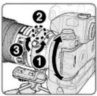 NIKON Nikkor AFS 300mm f2.8G ED VR II - Cambiamento della posizione della fotocamera - 1