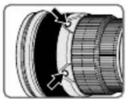 NIKON Nikkor AFS 300mm f2.8G ED VR II - ■ Interruptor de selección de la función de enfoque y botón de la función de enfoque (Véase pág. 64 para cámaras compatibles.) - 2