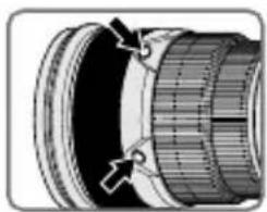 NIKON Nikkor AFS 300mm f2.8G ED VR II - ■ Väljare för fokusfunktion och knapp för fokusfunktion (se sid. 78 för kompatibla kameror). - 2