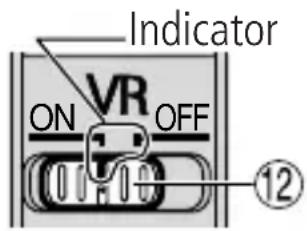 NIKON Nikkor AFS VR MicroNikkor 105mm f2.8G IFED - Setting the vibration reduction ON/OFF switch - 1
