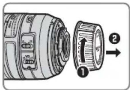 NIKON Nikkor AFS DX 55300mm f4.55.6G ED VR - Partes del objetivo - 3