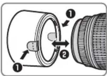 NIKON Nikkor AFS DX 55300mm f4.55.6G ED VR - Приноединенье и снытne 6лениы - 1