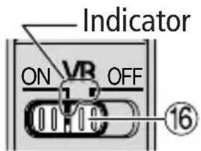 NIKON Nikkor AFS VR ZoomNikkor 70300mm f4.55.6G IFED - ■Setting the vibration reduction mode switch ⑮ - 1