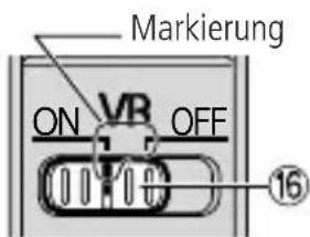 NIKON Nikkor AFS VR ZoomNikkor 70300mm f4.55.6G IFED - ■ Stellungen des Vibrationsreduktions-Schalters ⑮ - 1