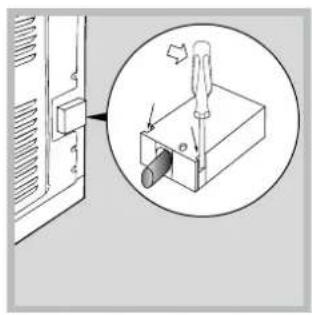 SCHOLTES FP E4.1 - Fitting the power supply cable - 1