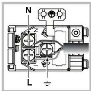 SCHOLTES SCHO 103E P (BK) - Fitting the power supply cable - 2