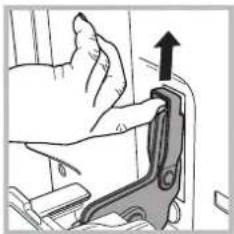 SCHOLTES SCHO 103E P (BK) - To remove oven door with soft closing hinges\*: - 2