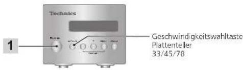 TECHNICS SP10RE - Vorbereitung - 1