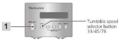 TECHNICS SP10RE - Preparation - 1