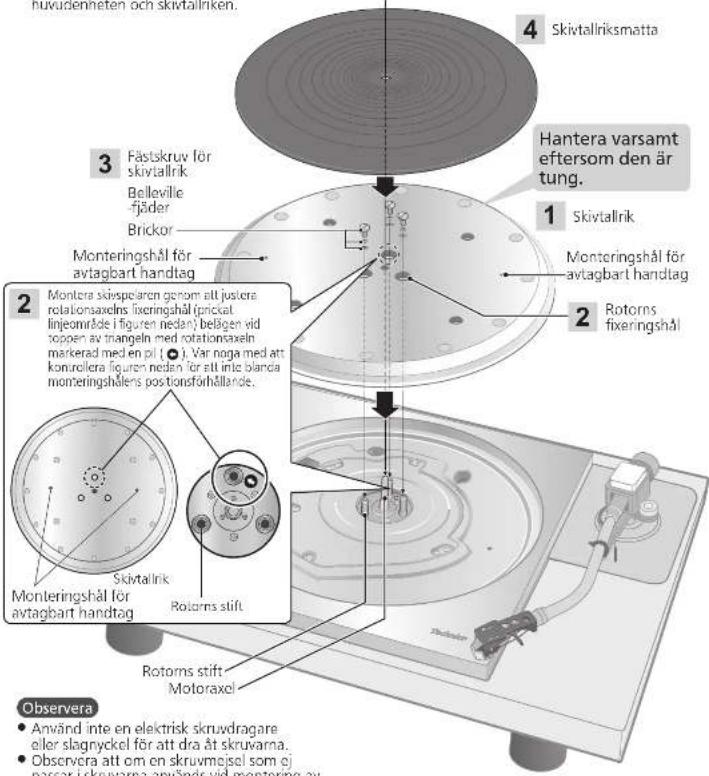 TECHNICS SP10RE - Observera - 1