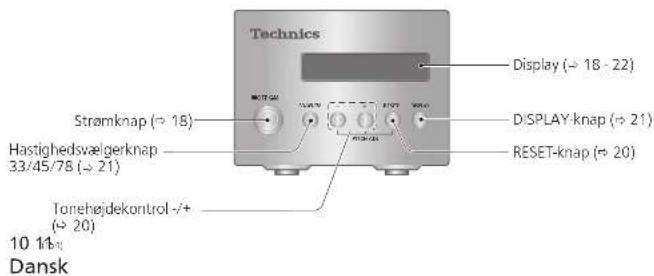 TECHNICS SP10RE - Raccordements et installation - 2