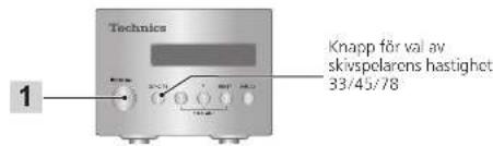 TECHNICS SP10RE - Förberedelse - 1