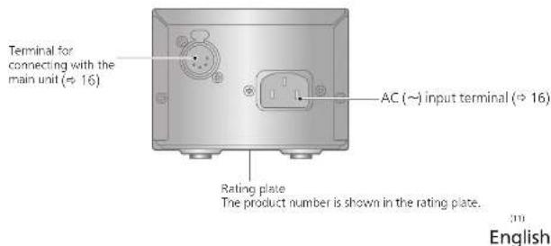 TECHNICS SP10RE - Parts Name - 4