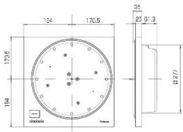 TECHNICS SP10RE - Dimensioni esterne - 1